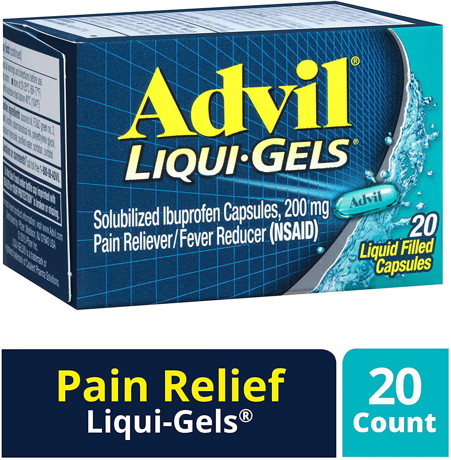 Advil Liqui-Gels Pain Reliever and Fever Reducer $3.98 (REG $7.00)