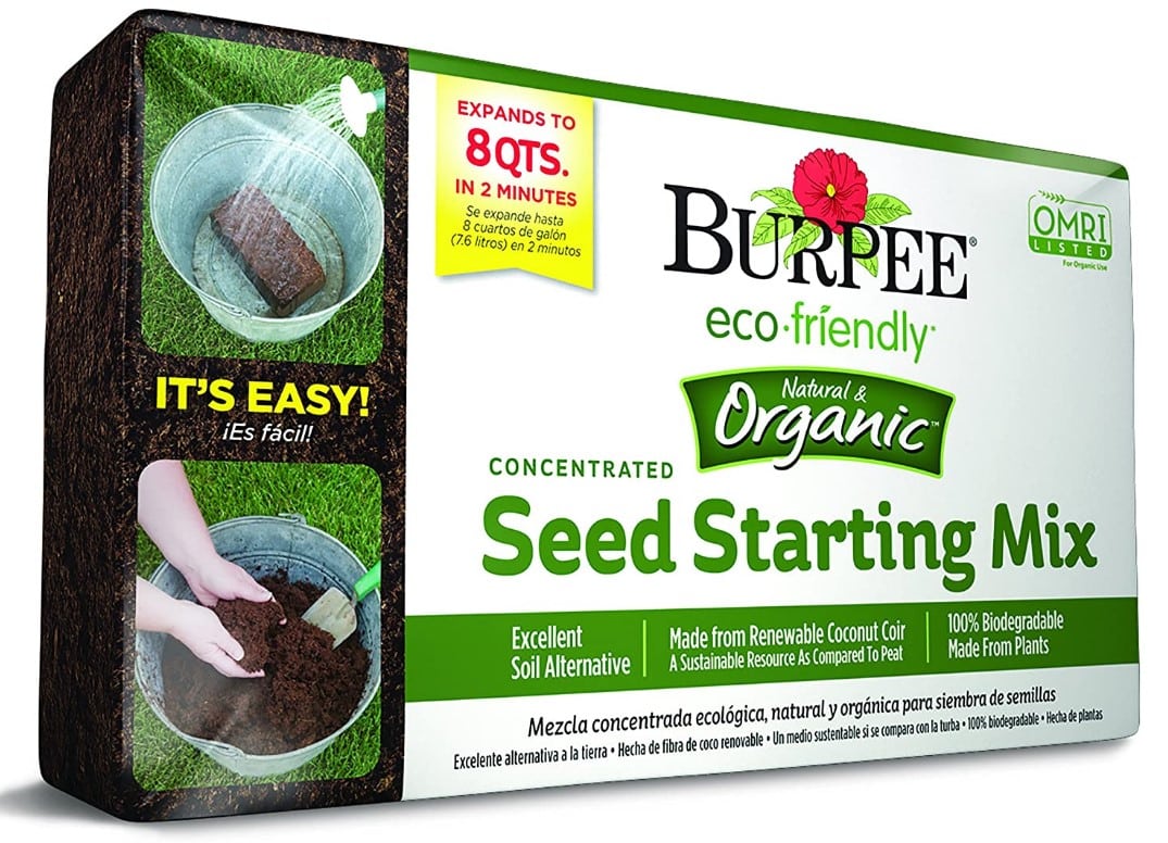 Burpee 8 qt Organic Coir Seed Starting Mix $2.98 (REG $6.99)