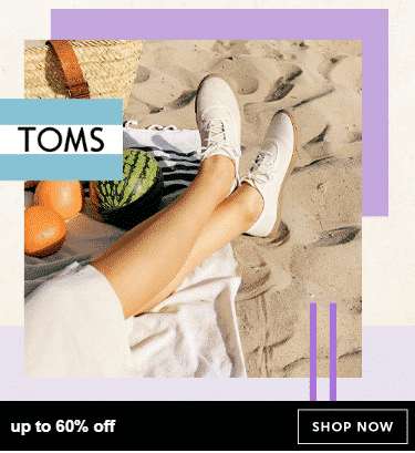 TOMS: Women up to 60% off