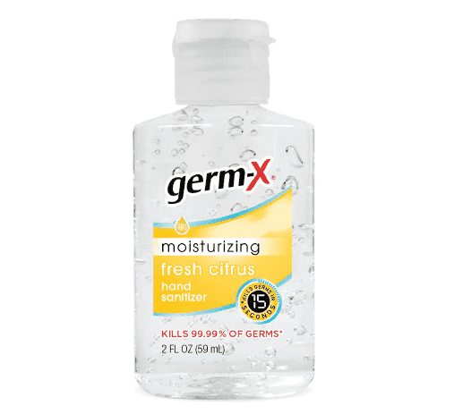 2 oz, Germ-X Hand Sanitizer Fresh Citrus -$0.99
