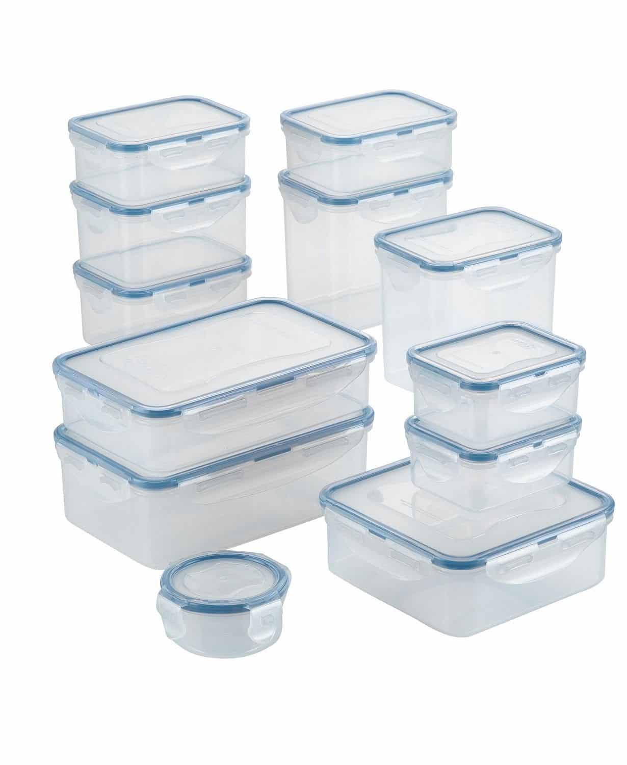 24 Pcs Lock n Lock Easy Essentials Basics Food Storage Container Set -$19.99(60% Off)