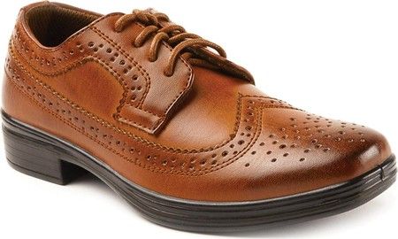 Deer Stags Boys’ Ace Dress Wing-Tip Oxford Dress Shoes -$12.99(74% Off)