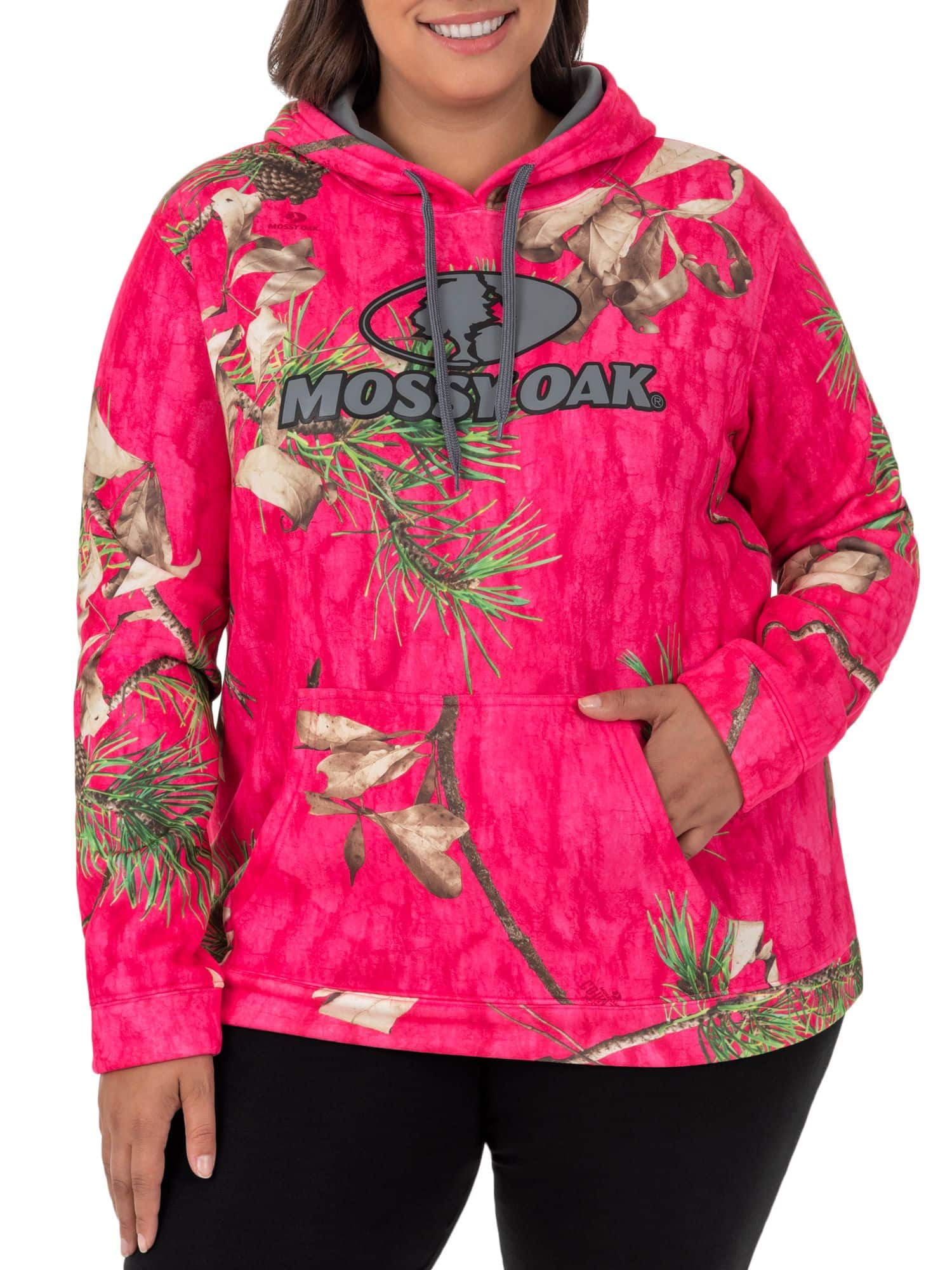 Mossy Oak Women’s Camo Performance Pullover Fleece Hoodie -$9.28(60% Off)